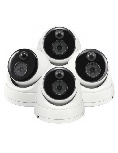 Swann 8MP(4K) SWPRO-4KDOME 4-PACK White Dome Security Camera suit DVR-5580