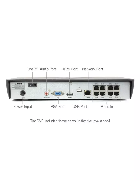Swann 12MP 8Ch Pro NVR - 2TB 4x 1200D Dome SWNVK-890004D Swann 12MP 8Ch Pro NVR - 2TB 4x 1200D Dome SWNVK-890004D