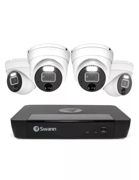 Swann 12MP 8Ch Pro NVR - 2TB 4x 1200D Dome SWNVK-890004D Swann 12MP 8Ch Pro NVR - 2TB 4x 1200D Dome SWNVK-890004D