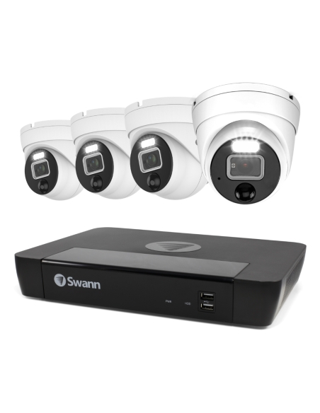 Swann 12MP 8Ch Pro NVR - 2TB 4x 1200D Dome SWNVK-890004D Swann 12MP 8Ch Pro NVR - 2TB 4x 1200D Dome SWNVK-890004D