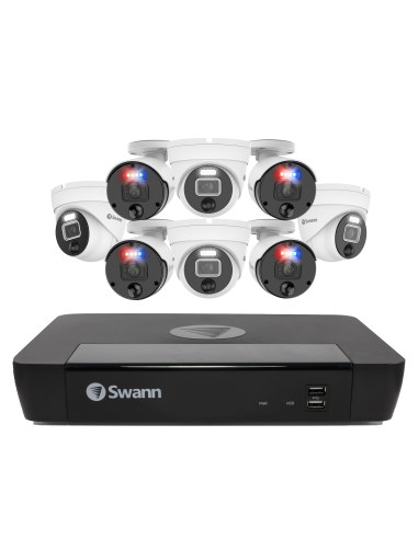 Swann 12MP 8CH Pro Enforcer 2TB 4x Bullet & 4x Dome Cameras - SWNVK-890004B4D
