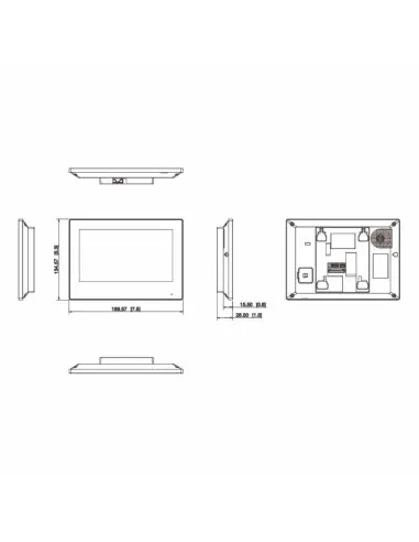 VIP Vision Residential Series Touchscreen IP INTIPMONKW