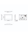 VIP Vision Residential Series Touchscreen IP Intercom Monitor (White) - INTIPMONKW
