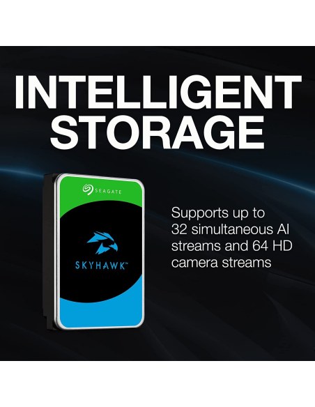 Seagate 8TB SkyHawk AI Surveillance Hard Disk HD8TBSA