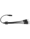 DC CCTV Splitter 4 way 4-way 2.1mm power