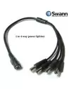 Genuine Swann 1 to 4 Way Power Cable Splitter Multiplier CCTV Security Cameras