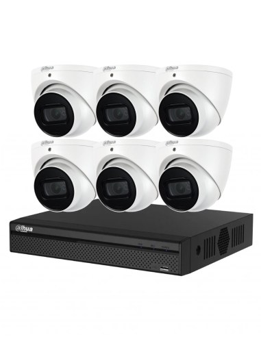 Dahua 5MP 8CH IP NVR 2TB HDD 6x Dome Camera Kit - NYS-K5086W