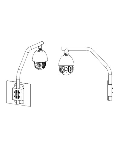 Dahua DH-AC-PFB303S Parapet Mount BracketDH-AC-PFB303S