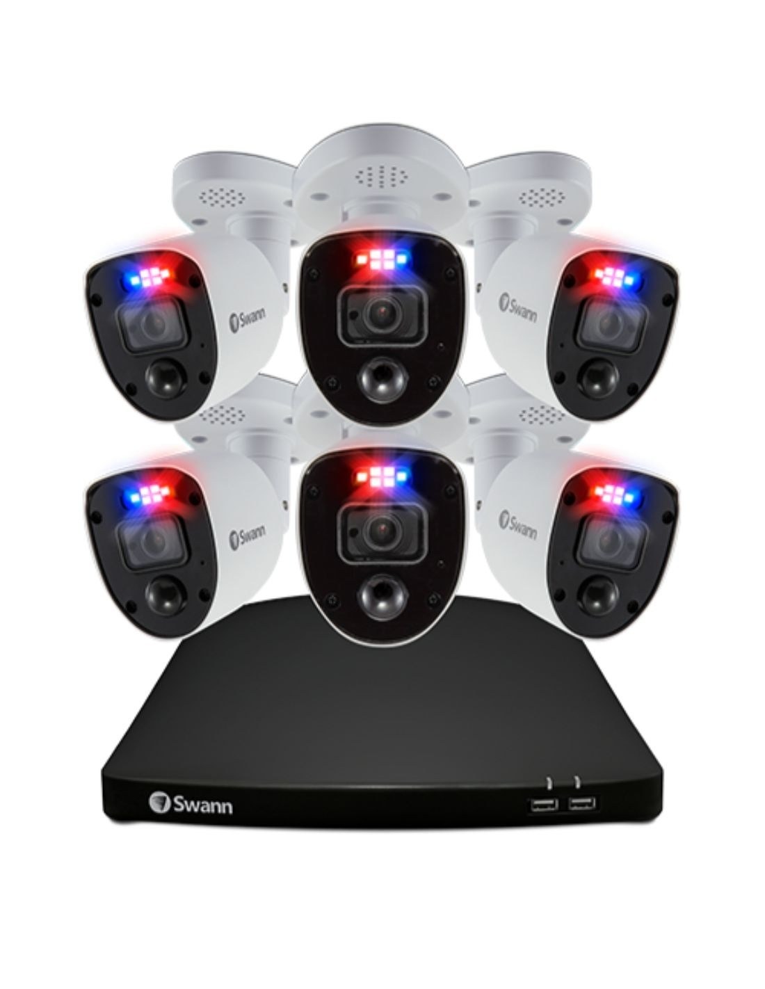 Swann 8MP Enforcer 6 Camera 8 Channel 4K Ultra HD DVR 2TB Security System