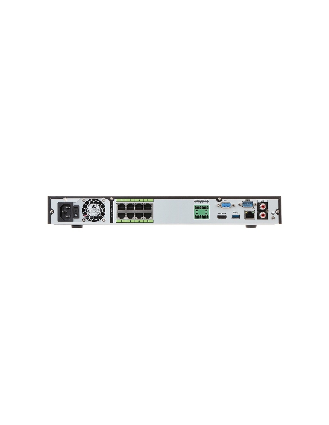 VIP Vision 8MP 8100 Series 8Ch AI IP NVR 2TB NKPRO-88104B-PL