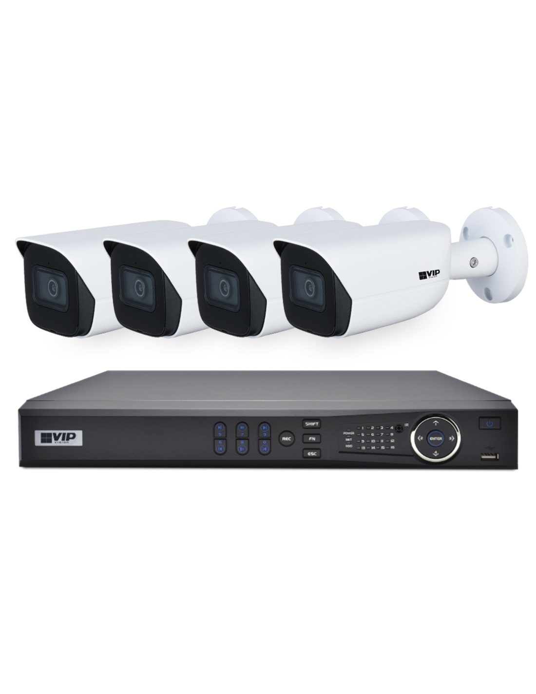 VIP Vision 8MP 8100 Series 8Ch AI IP NVR 2TB NKPRO-88104B-PL