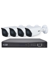 VIP Vision 8MP 8100 Series 8Ch AI IP NVR 2TB 4xBIRG Fixed Lens Bullet Cameras (8x4)