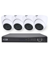 VIP Vision 8MP 8100 Series 8Ch AI IP NVR 2TB 4xDIRG Fixed Lens Dome Cameras (8x4)