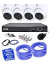 VIP Vision 8MP 8100 Series 8Ch AI IP NVR 2TB 4xDIRG Fixed Lens Dome Cameras (8x4)