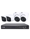 VIP Vision 8MP 8400 Series 8Ch IP NVR 2TB HDD 4x Pro AI Varifocal Dome & Bullet Cameras (8x4) - NKPRO-88402B2D