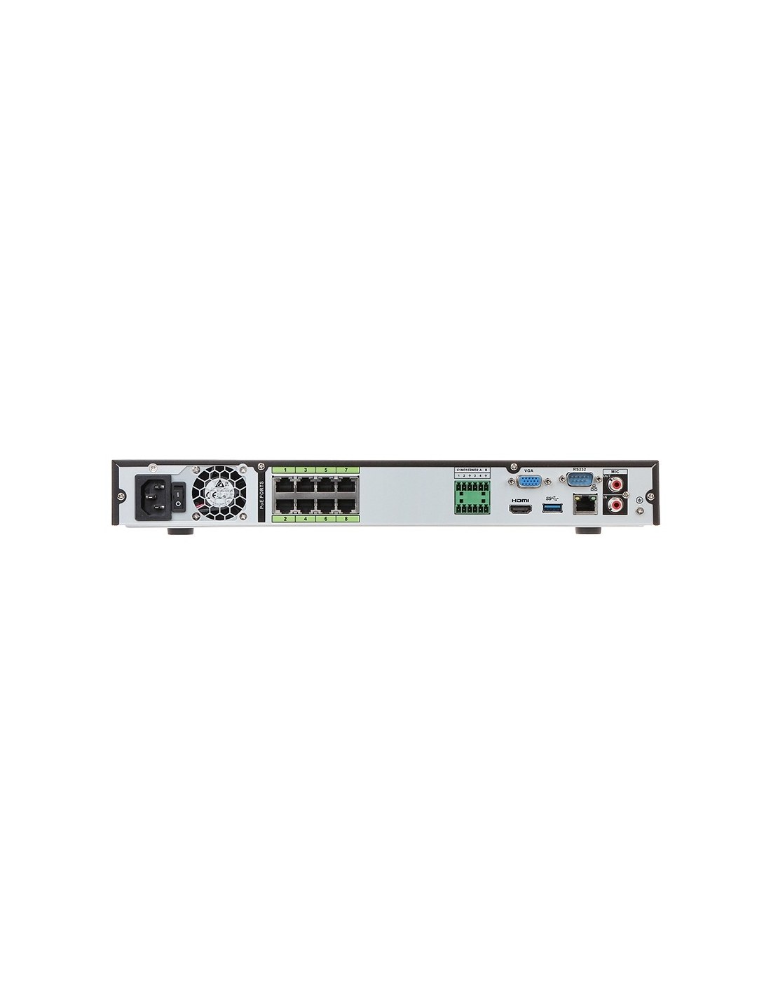 VIP Vision 8MP 8600 Series 8Ch AI IP NVR 2TB HDD NKPRO-88604D-PL