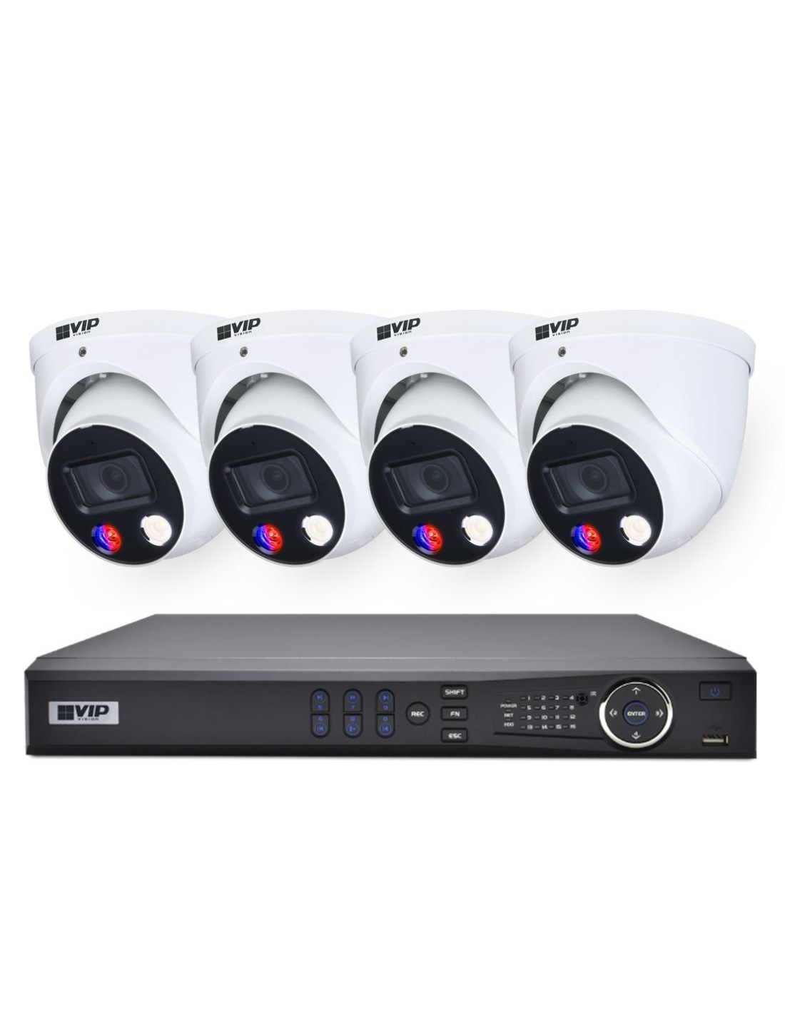 VIP Vision 8MP 8600 Series 8Ch AI IP NVR 2TB HDD NKPRO-88604D-PL
