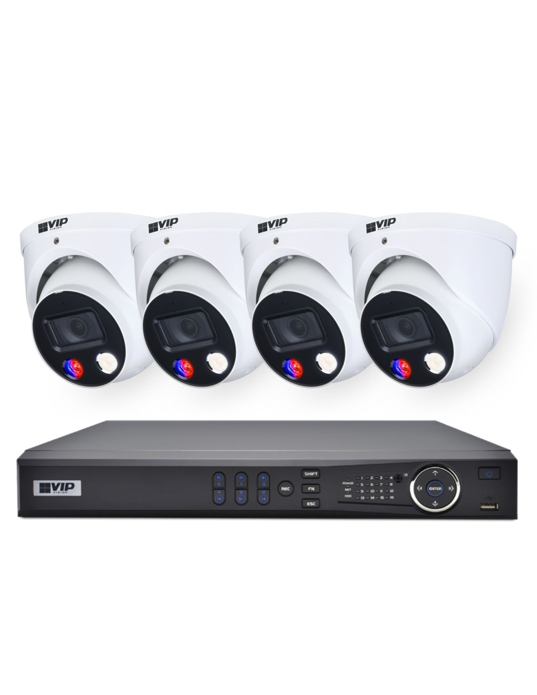 VIP Vision 8MP 8600 Series 8Ch AI IP NVR 2TB HDD NKPRO-88604D-PL