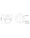 VIP Vision 8MP 8600 Series 8Ch AI IP NVR 4TB HDD Colour Night Vision 8x SMD+ Dome Cameras (8x8) - NKPRO-88608D