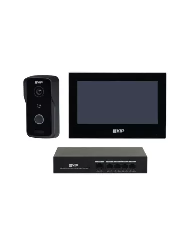 VIP Vision Complete Residential IP Stylish Black INTIPRKITJ2