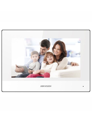 Hikvision Gen2 7-Inch White Touch Screen Video Intercom Indoor White Screen - DS-KH6320-WTE1W