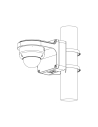 VIP Vision Professional AI Series 8.0MP Motorised Vandal Dome - VSIPP-8DIRMD-I2