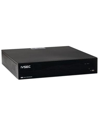 IVSEC 64 Channel IP 4K Ultra-HD/12MP Network Video Recorder - IVNR564EXB
