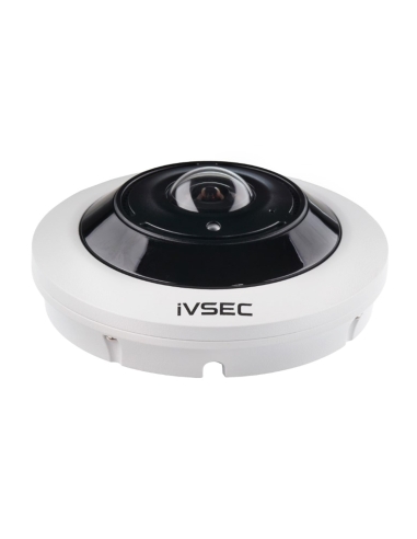 IVSEC 9MP 360° 2-Way Audio Fish Eye Panoramic Dome Security Camera - IVNC541XA