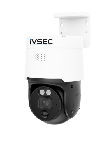 IVSEC 8MP 4K Ultra-HD Motorised Pan Tilt & Zoom 30m IR Night-Vision 2-Way Audio PTZ Security Camera - IVNC522XA