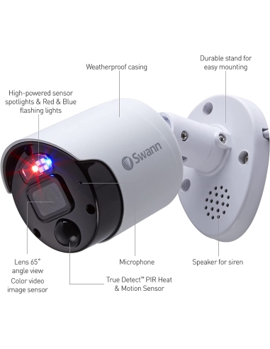 Swann 12MP 8CH Pro Enforcer 2TB 4x1200BE Bullet SWNVK-890004