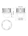 VIP Vision Professional AI Series 2.0MP PTZ Ceiling Mount Camera - VSIPPTZ-2C-I