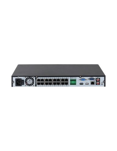 Rear NVR High-Performance Dahua 16-Channel NVR with Smart AI and Perimeter Protection for Security Systems
