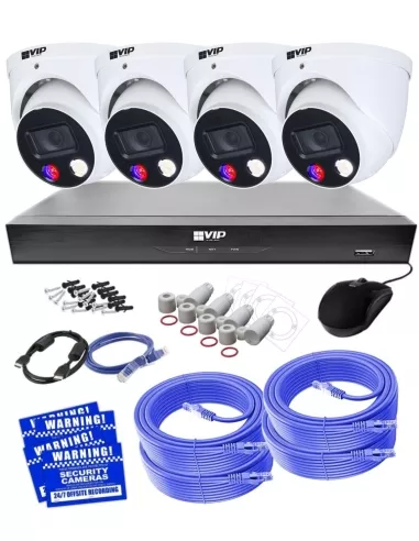 VIP Vision 8MP 8600 Series 8Ch AI IP NVR 2TB 4x NKPRO-88604D