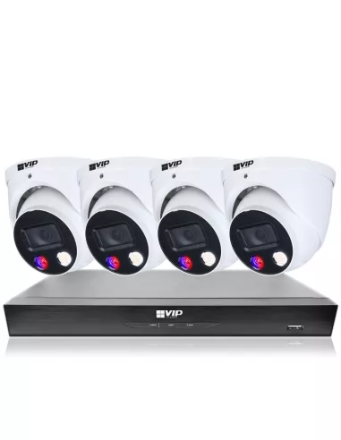 VIP Vision 8MP 8600 Series 8Ch AI IP NVR 2TB 4x NKPRO-88604D