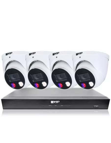 VIP Vision 8MP 8600 Series 8Ch AI IP NVR 2TB 4x NKPRO-88604D