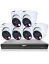 VIP Vision 8MP 8600 Series 8Ch AI IP NVR 2TB 6x ID3 SMD+ Dome Cameras (8x6) - NKPRO-88606D