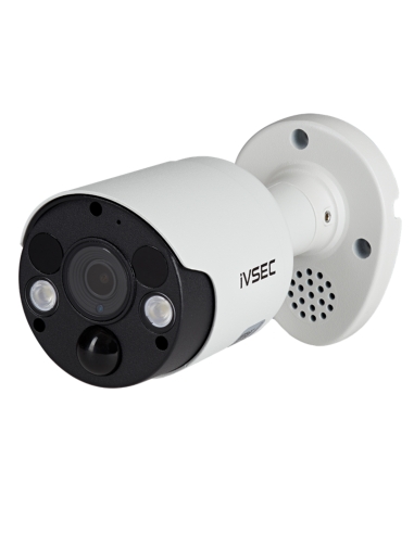 IVSEC 5MP IP Heat Detection Bullet Security Camera Colour Night Vision 2-Way Audio Alarm - IVNC305XC