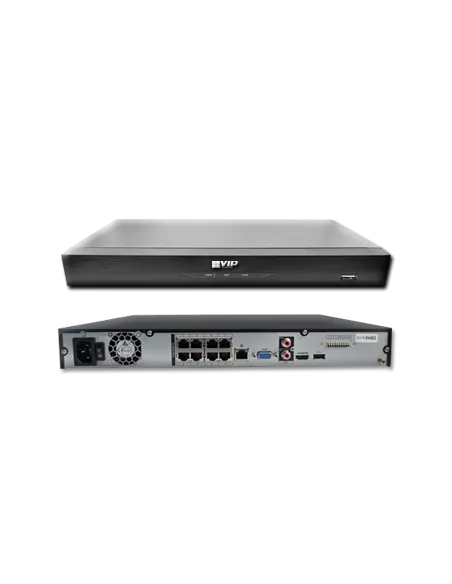 VIP Vision 8MP V8100 Series 8Ch AI IP NVR 2TB NKPRO-88104D VIP Vision 8MP V8100 Series 8Ch AI IP NVR 2TB NKPRO-88104D