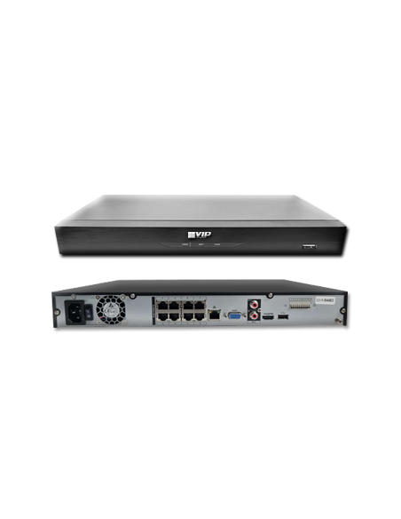VIP Vision 8MP V8100 Series 8Ch AI IP NVR with NKPRO-88102B2D VIP Vision 8MP V8100 Series 8Ch AI IP NVR with NKPRO-88102B2D