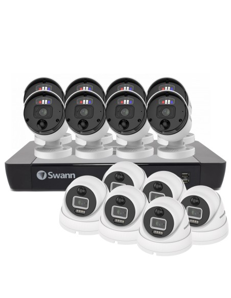 16 Channel IP NVR 12MP Professional Surveillance System x12 Cameras