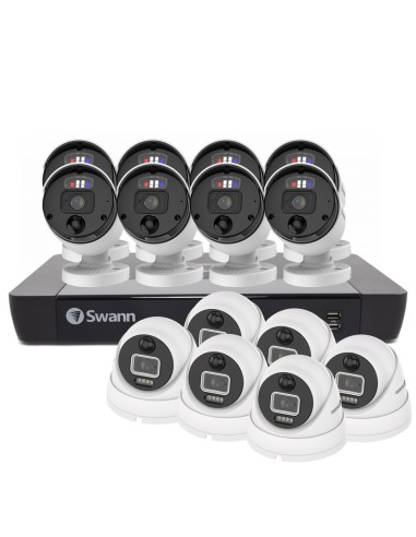 Swann 12MP 16CH Pro Enforcer 4TB 8x Bullet & 6x Dome Cameras - SWNVK-1690008B4D