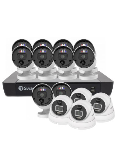 Swann 12MP 16CH Pro Enforcer 4TB 10xBullet & 4xDome Cameras - SWNVK-16900010B4D