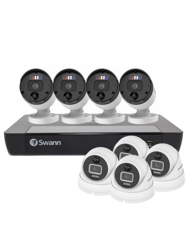 Swann 12MP 16CH Pro Enforcer 4TB 4xBullet & 4xDome Cameras - SWNVK-1690004B4D