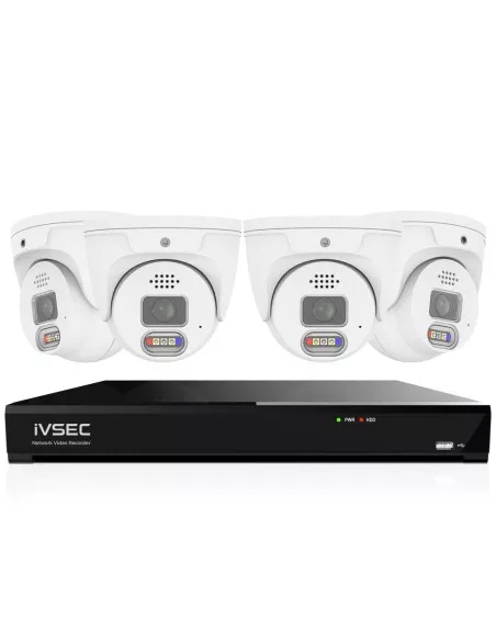 IVSEC 8MP 4K AI 2TB 8CH 4x850D Dome Cameras UHD IVK8L-8504D IVSEC 8MP 4K AI 2TB 8CH 4x850D Dome Cameras UHD IVK8L-8504D