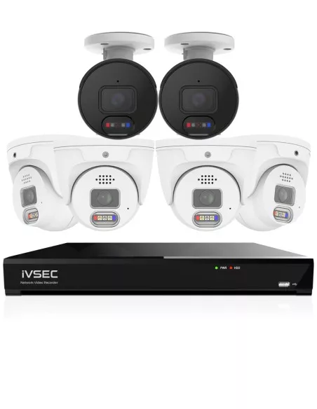 IVSEC 8MP 4K AI 2TB 8CH 4x850D + 2x850B Cameras IVK8L-8504D2B IVSEC 8MP 4K AI 2TB 8CH 4x850D + 2x850B Cameras IVK8L-8504D2B
