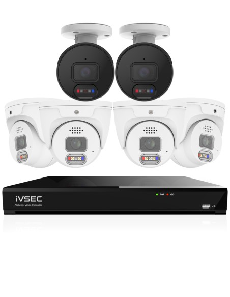 IVSEC 8MP 4K AI 2TB 8CH 4x850D + 2x850B Cameras IVK8L-8504D2B IVSEC 8MP 4K AI 2TB 8CH 4x850D + 2x850B Cameras IVK8L-8504D2B