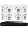 IVSEC PRO 8MP 4K PRO-AI 2TB 8CH 8x880D Cam 25fps Sony Starvis NVR CCTV Security System (8x8)