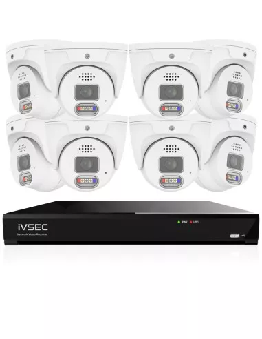 IVSEC PRO 8MP 4K PRO-AI 2TB 8CH 8x880D Cam 25fps IVK8P-8808D