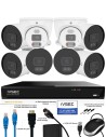 IVSEC PRO 8MP 4K PRO-AI 2TB 8CH 6x880B + 2x880D Cam 25fps Sony Starvis NVR CCTV Security Kit (8x8)