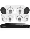 IVSEC PRO 8MP 4K PRO-AI 2TB 8CH 6x880D + 2x880B Cam 25fps Sony Starvis NVR CCTV Security Kit (8x8)